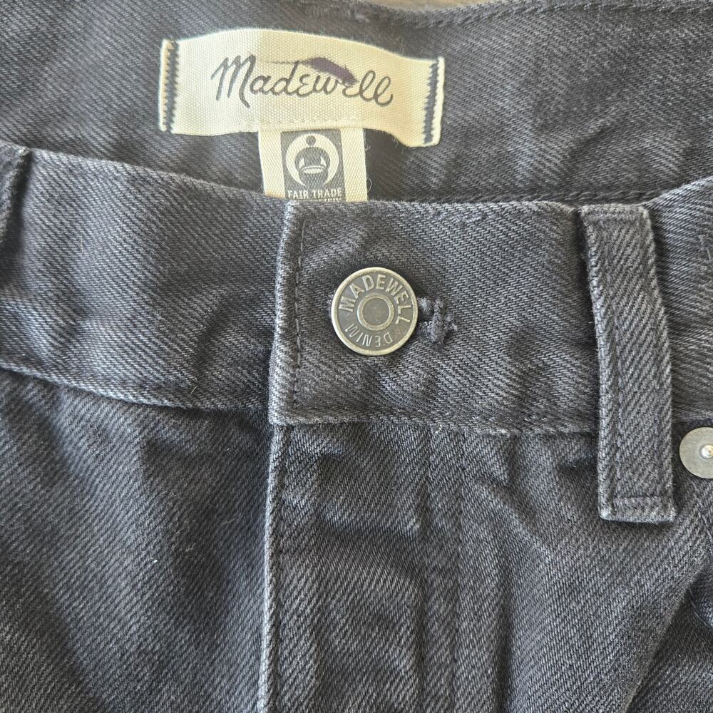 Madewell Black High-Rise Wide-Leg Jeans - Picture 7 of 12